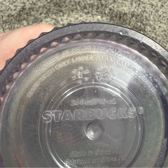 STARBUCKS 2018 Rare Iridescent Studded Tumbler Flawed - Picture 3 of 6